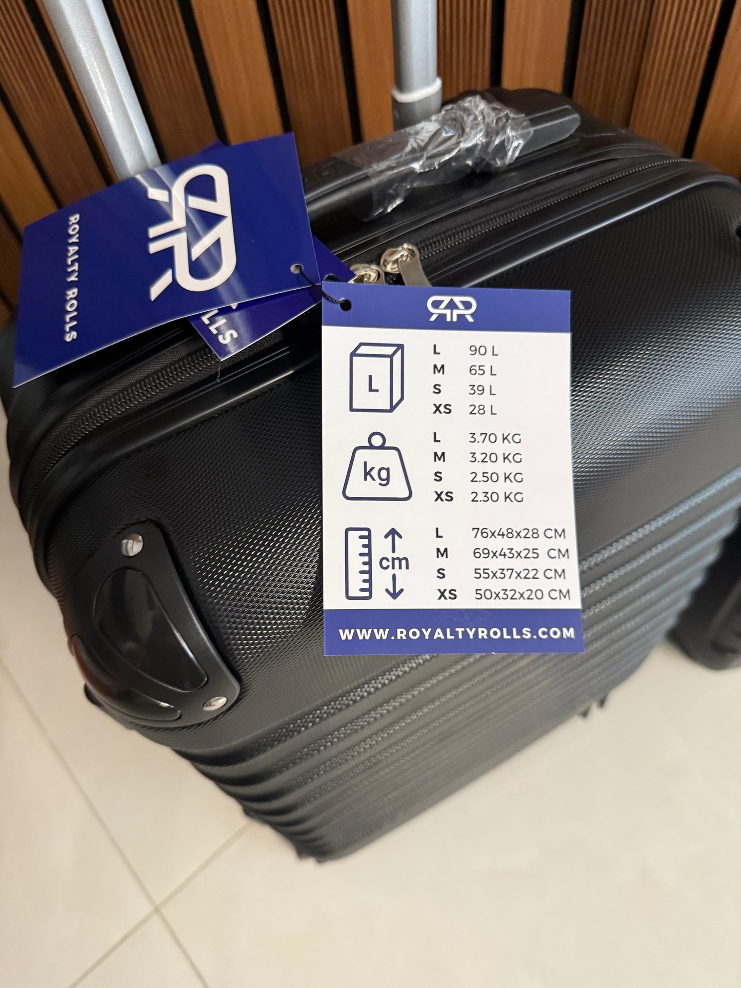 Kit 4 Valigie Trolley RoyaltyRolls
