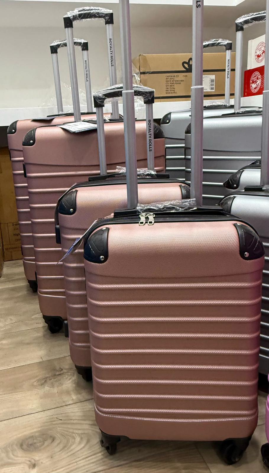 Kit 4 Valigie Trolley RoyaltyRolls Oro