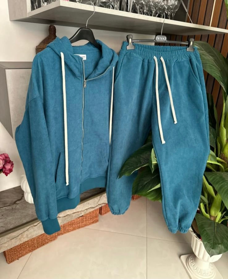 Felpa Con Zip + Pantalone