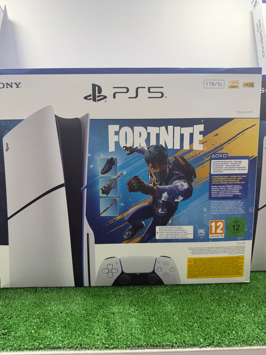 Console Ps5 Slim disk 1TB + Fortnite