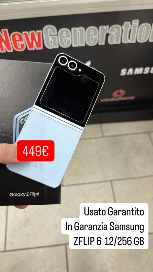 Samsung Z flip 6 blu 256GB USATO