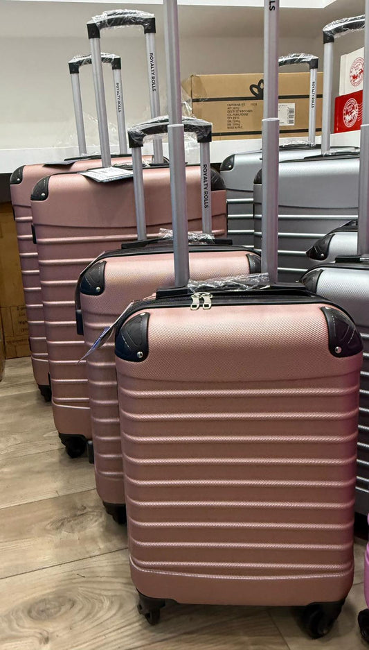 Kit 4 Valigie Trolley RoyaltyRolls Oro