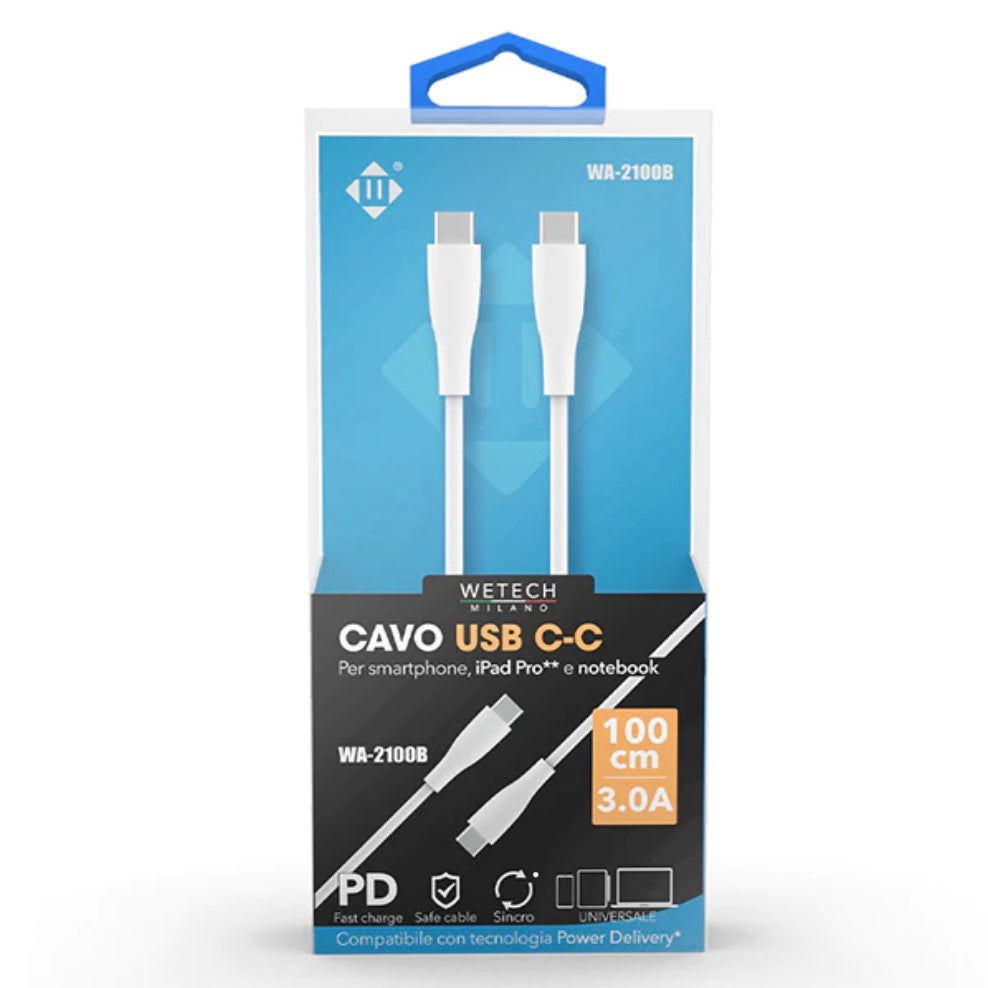 Wetech cavo USB C-C 3.0A