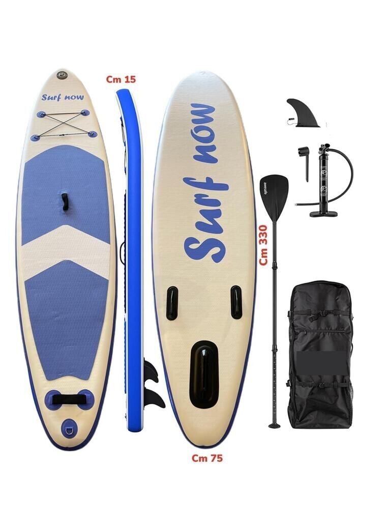 Tavola da sup gonfiabile 3.3 mt SURF NOW Tavola Surf con accessori professionale