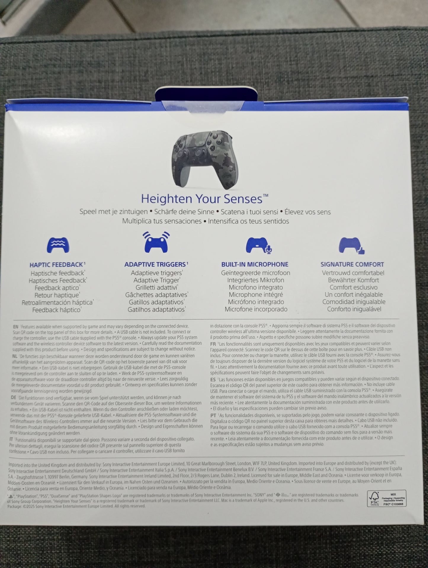 Sony Dualsense PS5 Controller military militare