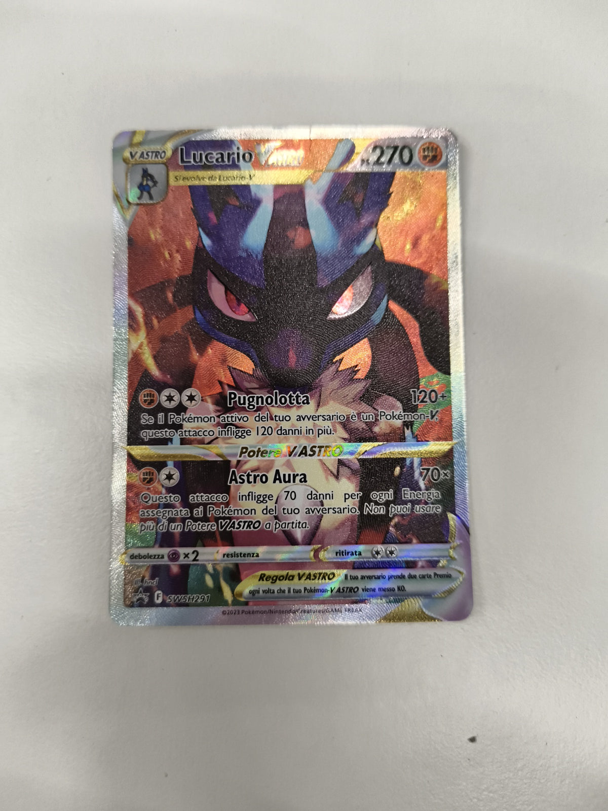 Lucario V astro SwSh291